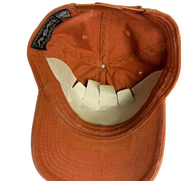 Ahead Shipyard Golf Club Baseball Hat Clipper Ship Snap Back Cap Faded Orange - Picture 6 of 9